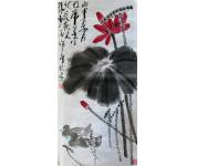 荷花鸳鸯