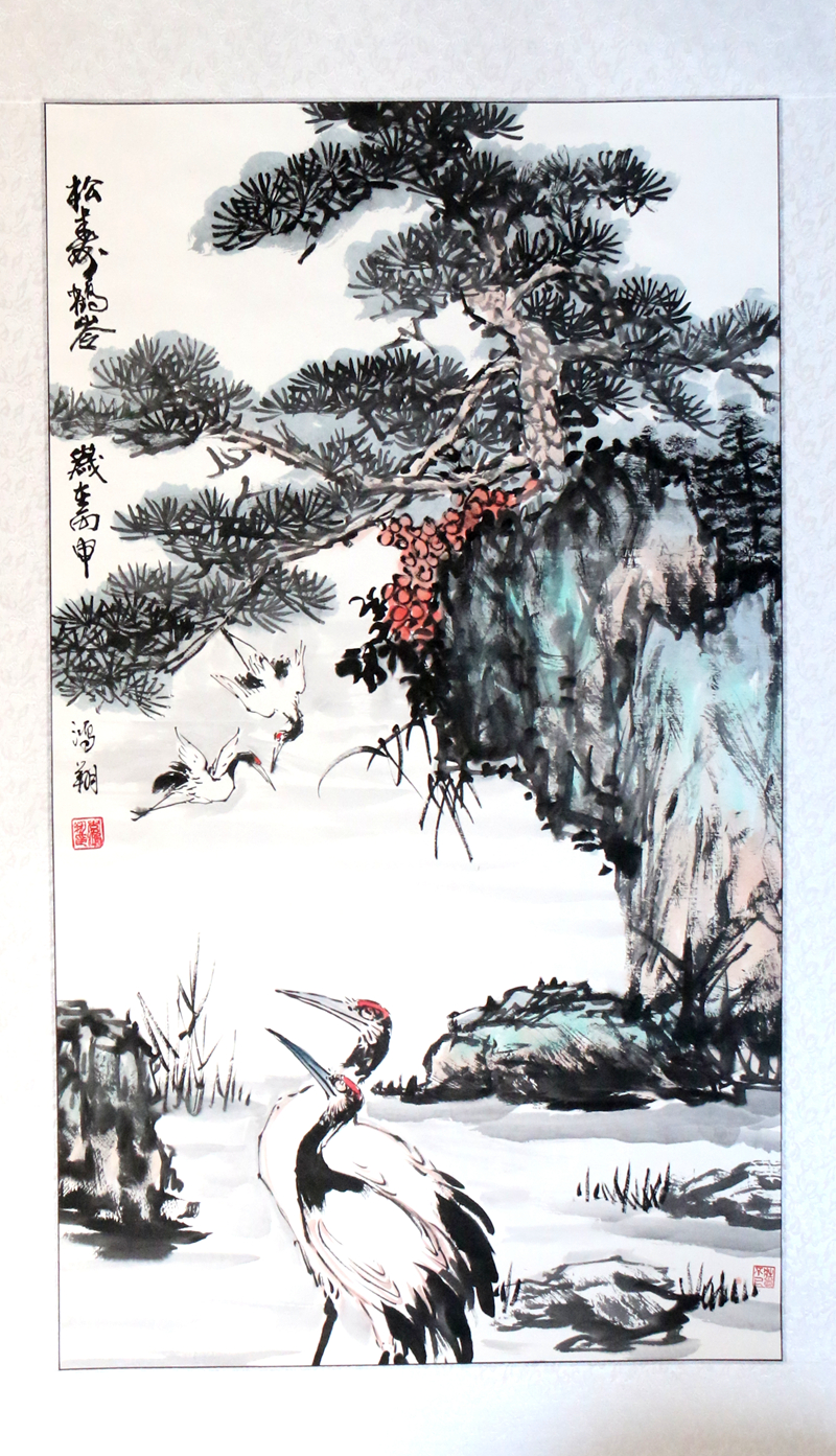 《松寿鹤芩》