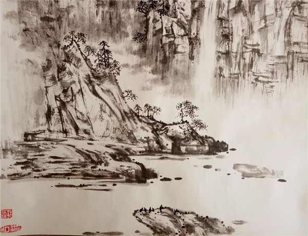 杜林瑛山水画