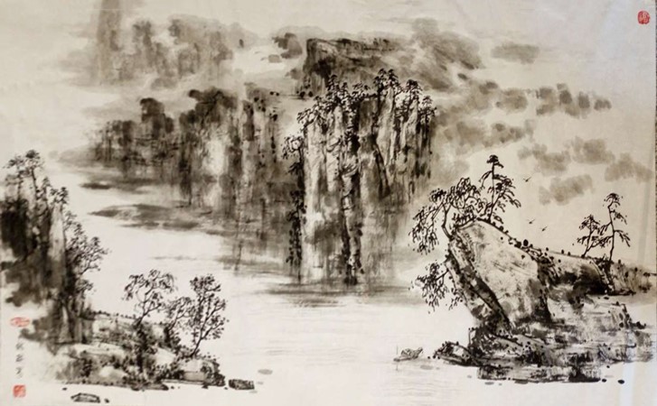 杜林瑛山水画