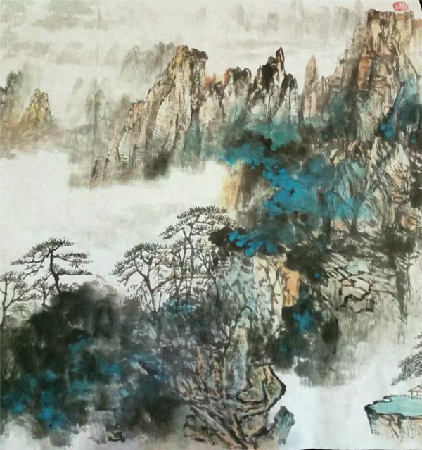 杜林瑛山水画