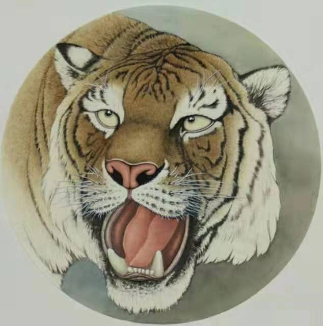 《工笔虎》