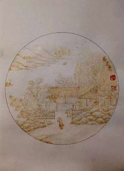 传统烙画12