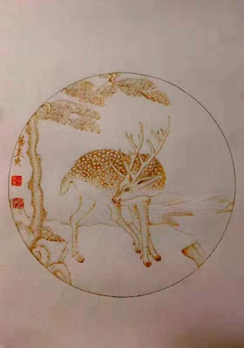 传统烙画25