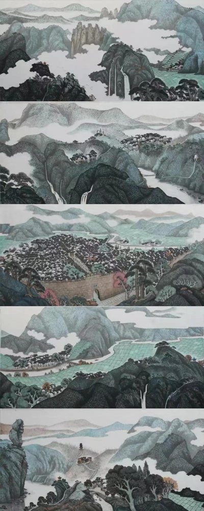 梦游千里古徽州百米长卷