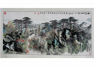 〈春到山村〉
